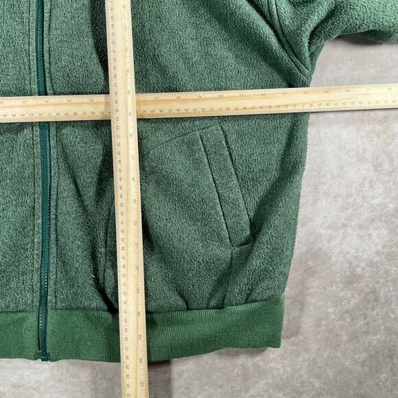 90’s Cabin Creek Red And Green Full Zip Cozy And Warm Fleece Jacket - Picture 5 of 5
